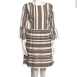 Striped Black and White Women's Dress